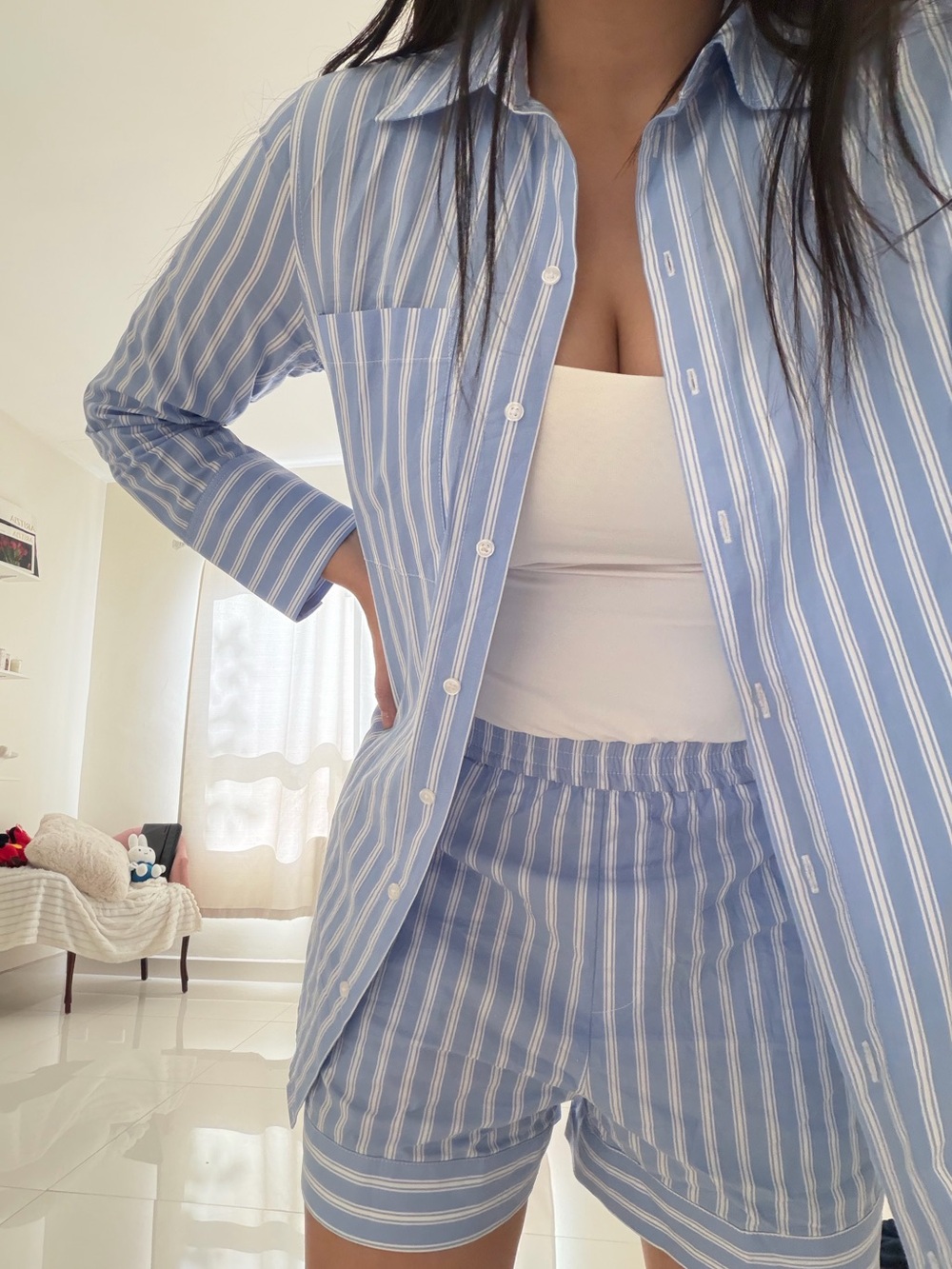 Blue Striped set